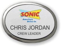 (image for) Sonic Executive Oval Silver Badge